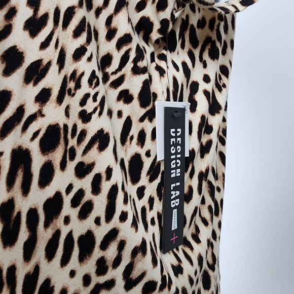 Design Lab Animal Print Short Sleeve T-Shirt Size 3X - Picture 9 of 10